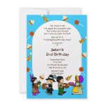 Birthday Thanksgiving Children's Party Invitation