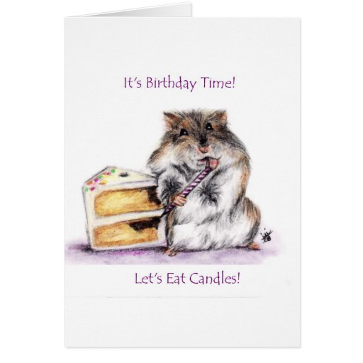 Birthday Time (Hamster) Cards