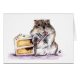 Birthday Time (Hamster) Cards With Words