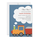 Birthday Train Party Invitation