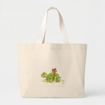 Birthday Turtle Tote Bags
