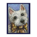 Birthday westie postcard
