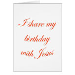 Birthday with Jesus