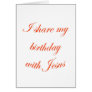 Birthday with Jesus