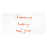 Birthday with Jesus photo cards