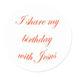 Birthday with Jesus