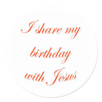 Birthday with Jesus