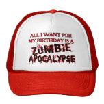 Birthday Zombie Apocalypse Trucker Hat