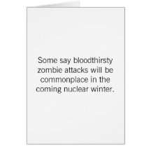 Birthday - Zombie Attacks Greeting Cards