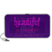 Birthdays Christmas Parties Beautiful Goddaughter Notebook Speakers