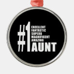 Birthdays Parties Christmas : Number One Aunt Christmas Tree Ornament