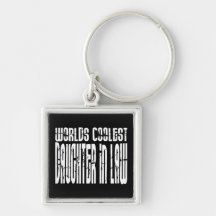 Birthdays Parties : Worlds Coolest Daughter in Law Keychains