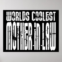 Birthdays Parties Worlds Coolest Mothers in Law Poster