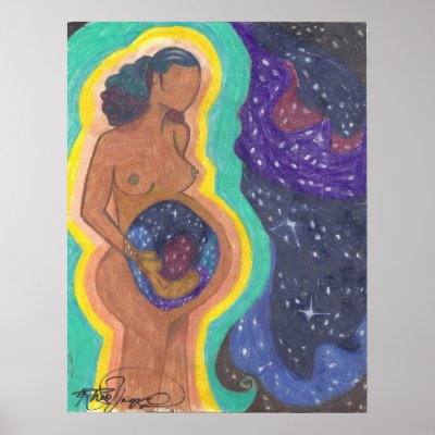 Birthing the Universe Print by rheaunique