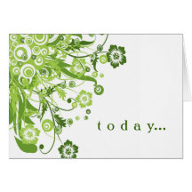 Birthmothers' Day card in green