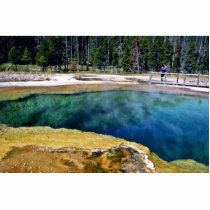 Biscuit Basin Hot Springs - Yellowstone National P Photo Cutout