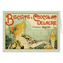 Biscuits & Chocolat Delacre (Sage) Cards
