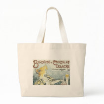 Biscuits & Chocolat Delacre Vintage Ad Tote Bags