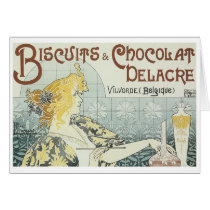 Biscuits & Chocolat Delacre Vintage Ad