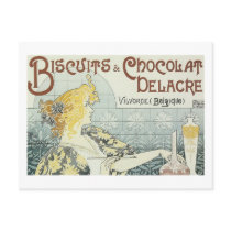 Biscuits & Chocolat Delacre Vintage Ad