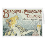 Biscuits & Chocolate Delacre - distressed Card