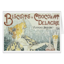 Biscuits & Chocolate Delacre - distressed Card