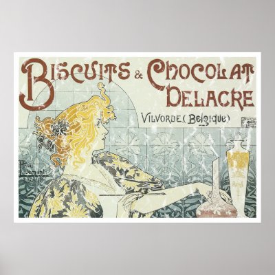 Biscuits & Chocolate Delacre - distressed by vintageurban