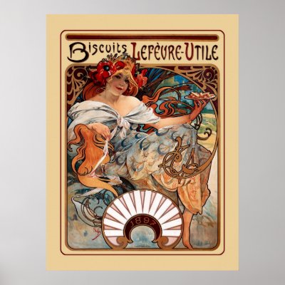 Biscuits Leféure-Utile Print by Vintage_Nouveau