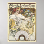 Biscuits Lefevere-Utile Vintage Ad posters