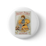 Biscuits Pernot Vintage Food Ad Art Pins