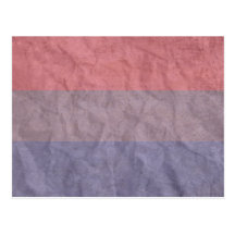 BISEXUAL BANNER POSTCARD