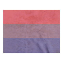 BISEXUAL BANNER POSTCARDS
