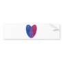 Bisexual Heart Bumper Stickers