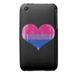 BISEXUAL LOVE distressed.png Case-Mate iPhone 3 Case