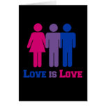 Bisexual Love is Love - Card