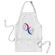Bisexual Moon Symbol Apron