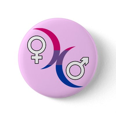 Bisexual Moon Symbol by WildeWear