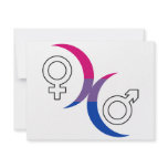 Bisexual Moon Symbol invitations