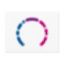 Bisexual Morse Code Arc Postcard