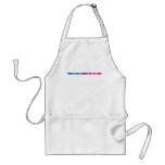 Bisexual Morse Code Bar Apron