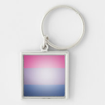 BISEXUAL PRIDE 3D COLORS KEYCHAIN