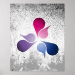 BISEXUAL PRIDE BURST POSTERS