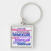 BISEXUAL PRIDE CLUSTER KEY CHAINS