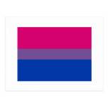 Bisexual Pride Flag Postcard