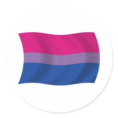 Bisexual Pride Flag Sticker by LivingFlags2