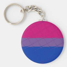 Bisexual Pride Flag Tiled Key Chain