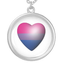 BISEXUAL PRIDE HEART --.png Custom Jewelry
