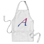 Bisexual Pride "Scarlet" Letter A aprons
