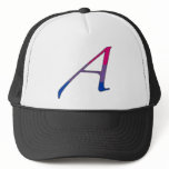 Bisexual Pride "Scarlet" Letter A hats