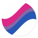Bisexual Pride Round Sticker